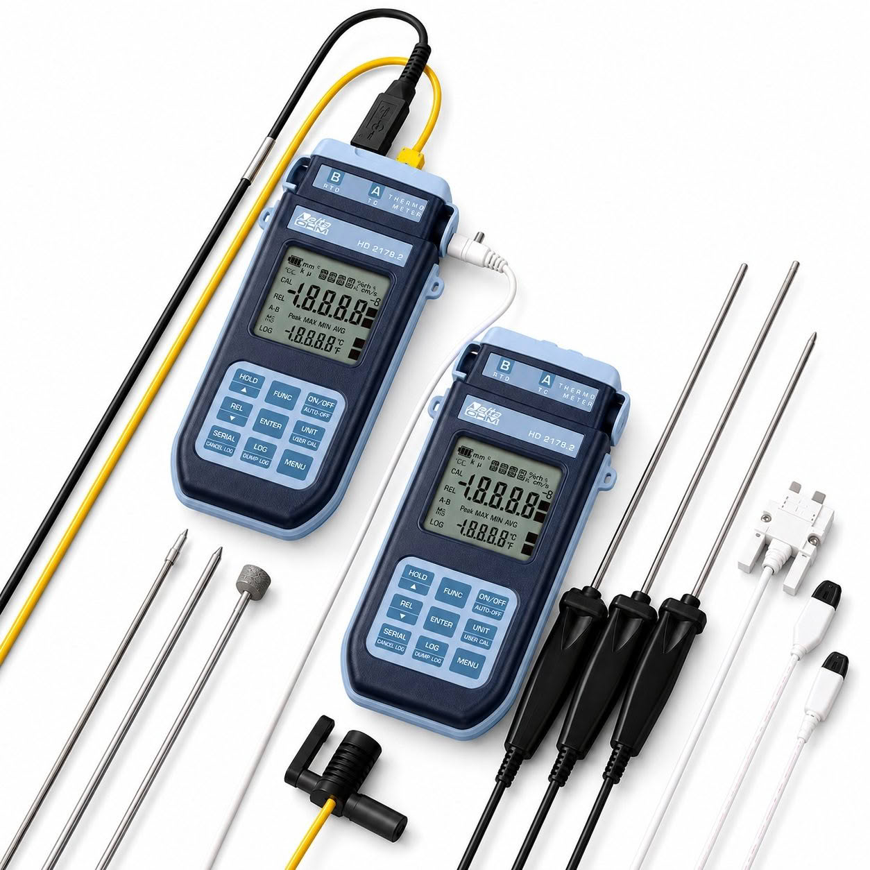 Senseca HD2178.2 Datalogger Thermometer With 2 Inputs - Image 2