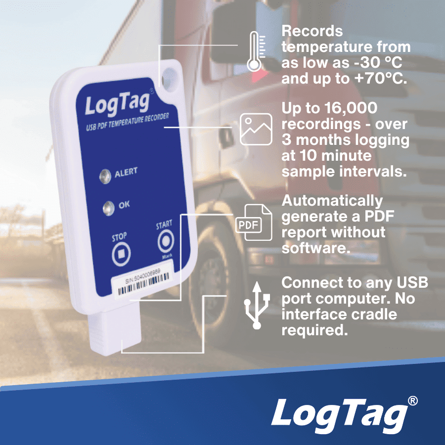 LogTag UTRIX-16 Multi-USE USB/PDF Temperature Datalogger - Image 4